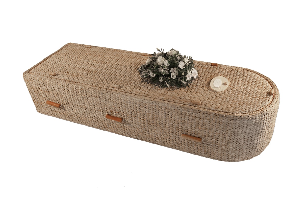 Water Hyacinth - Half Round Square Casket